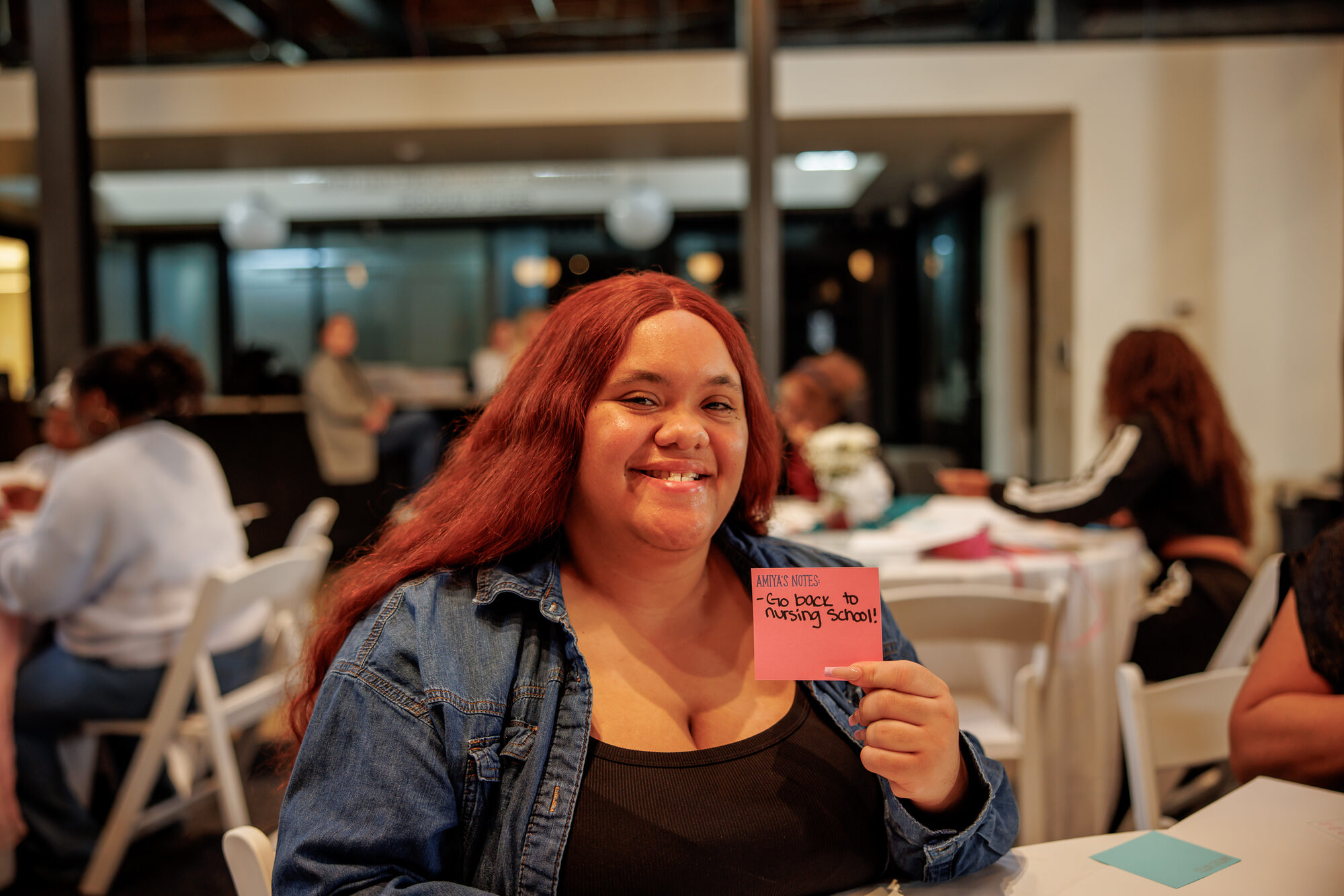 A mama sharing her goal: go back to nursing school