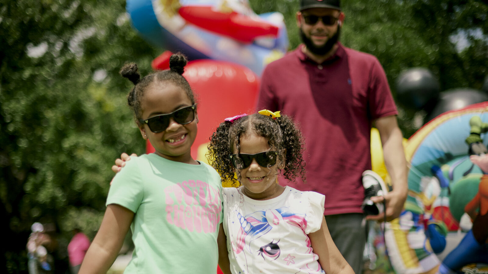 Children and families enjoying the first Rooted in Love Block Party in 2024